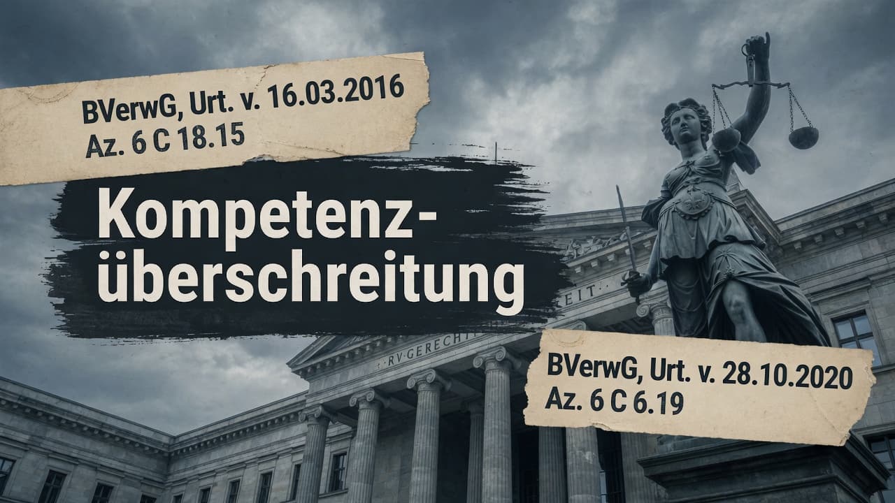 Symbolbild Gerichtsurteil: Waage und Paragraf zum DIHK-Austritt einer IHK vor dem Bundesverwaltungsgericht