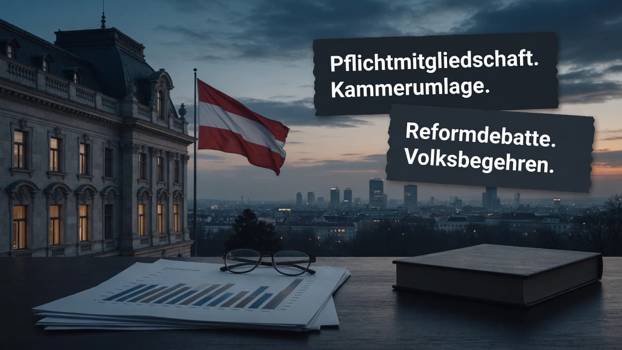 Vergleichsgrafik Wirtschaftskammer Österreich und deutsche Kammern