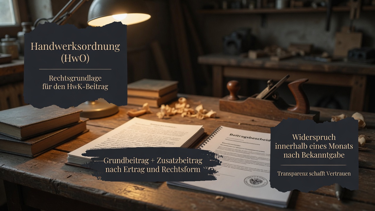 Handwerkskammer-Beitrag: Auskunft, Widerspruch und Transparenz mit Kammer-Revision